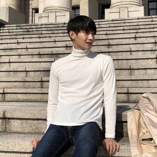 Turtle-neck Relaxed-fit T-shirt