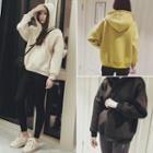 Faux Suede Hoodie