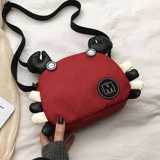 Canvas Crab Crossbody Bag