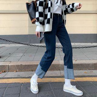 Color Panel Shift Jeans