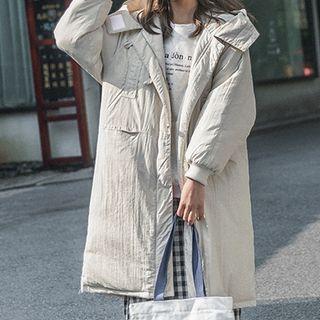 Hooded Padded Long Parka