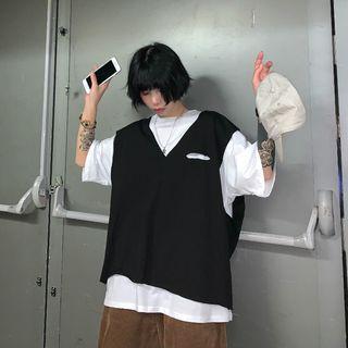 Short Sleeve Plain T-shirt / Vest