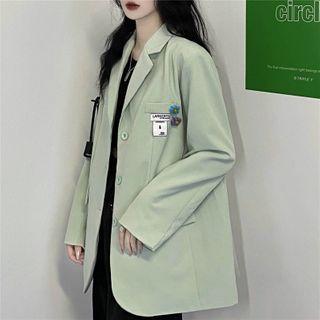 Lettering Tag Blazer