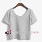 Short-sleeve Cropped T-shirt