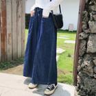 Crop Wide Leg Jeans 9538 - Dark Blue - One Size