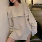 Set: Sweater + Shawl Collar