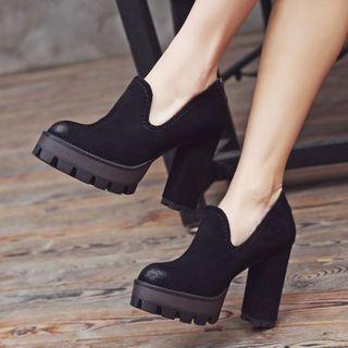 Chunky-heel Platform Shoes