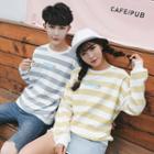 Couple Striped Sweatshirt