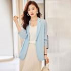Single-breasted Blazer / Camisole Top
