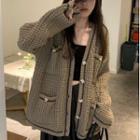 Plain Cardigan Khaki Camel - One Size