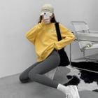 Printed Pullover / Cropped Leggings / Set
