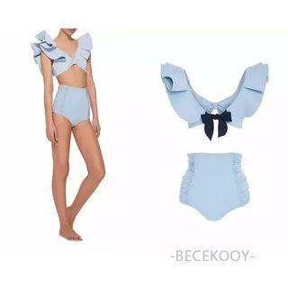 Ruffled Ribbon Bikini