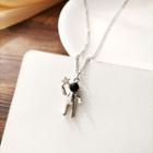 Astronaut Necklace 1 Pc - Necklace - Silver - One Size