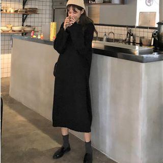 Long Sleeve Oversized Pullover Dress