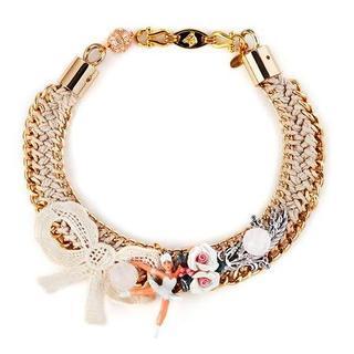 Ballet In Dream - Necklace White - One Size