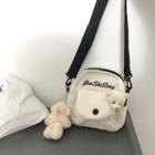 Furry Crossbody Bag / Bag Charm / Set