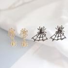 Spider & Web Earring