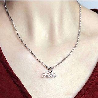 Lettering Necklace As Shown In Figure - One Size