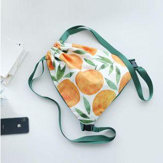 Fruit Printed Canvas Backpack