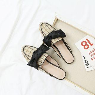 Bow Slide Loafers