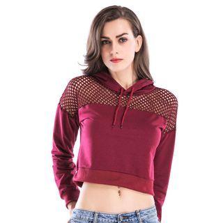 Long Sleeve Crop Hoodie