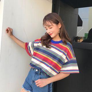 Multicolored Striped T-shirt