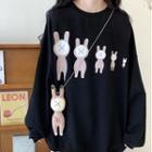 Set: Print Sweatshirt + Doll