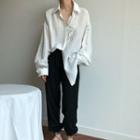 Print Shirt Off-white - One Size