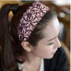 Floral Embroidered Hair Band