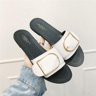 Strapped Slippers