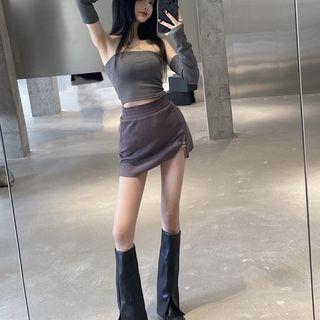 Tube Top / Arm Sleeve / Pencil Skirt / Set