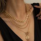 Layered Coin Chain Necklace
