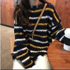Curve-striped Sweater