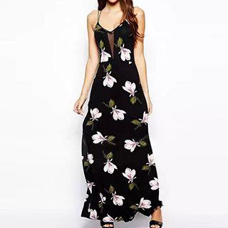 Strappy Floral Maxi Dress
