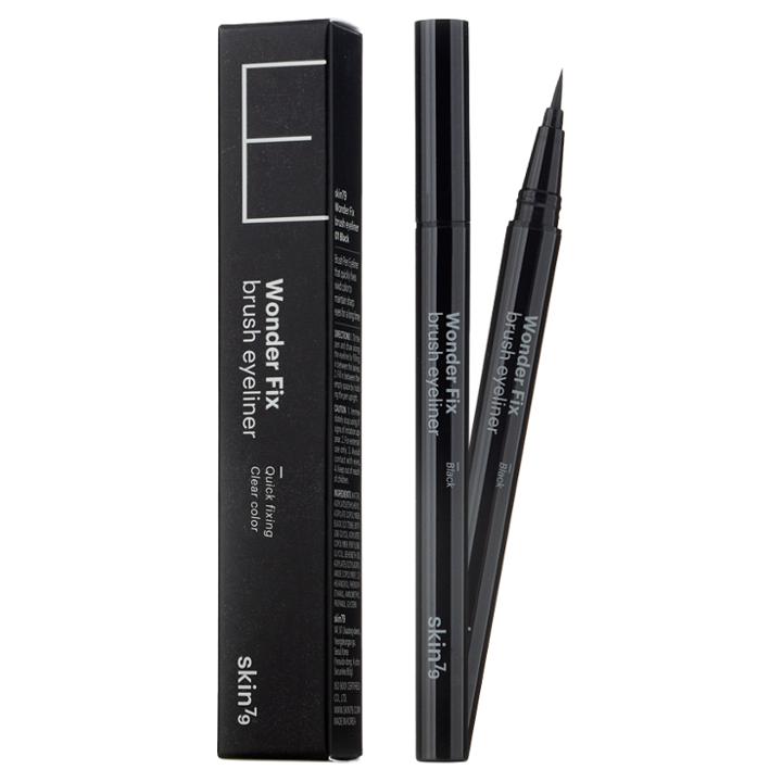 Skin79 - Wonder Fix Brush Eyeliner (#01 Black) 0.5g