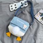 Duck Themed Fleece Mini Messenger Bag