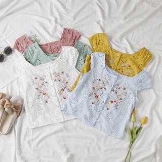 Flower Sleeveless Top