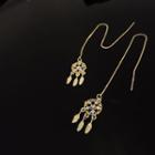 Alloy Dream Catcher Dangle Earring 1 Pair - Gold - One Size