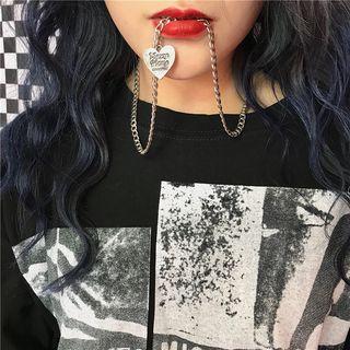 Heart Accent Necklace As Shown In Figure - As Shown In Figure