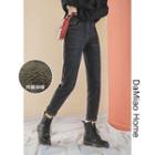 Furry-lined Slim-fit Jeans