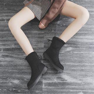 Lace-up Back Snow Boots