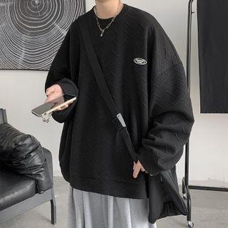 Zigzag Pattern Sweatshirt