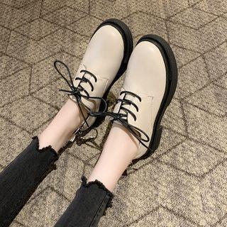 Zipped Lace-up Shoes