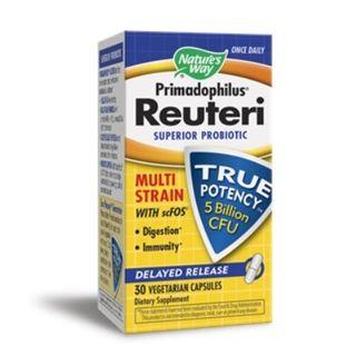 Natures Way - Primadophilus Reuteri, 30 Veg Cap 30 Veg Capsules