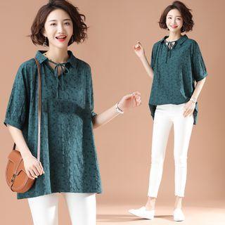 Plain Semi-sleeve Shirt