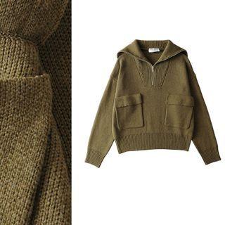 Zip Collar Sweater
