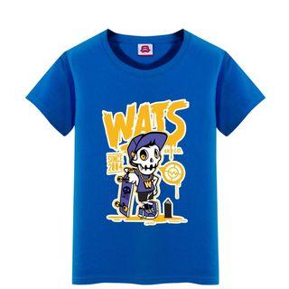 Couple Matching Skull Printed T-shirt