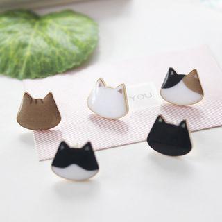 Glaze Cat Earring