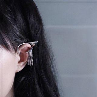 Elf Ear Alloy Cuff Earring / Fringed Cuff Earring
