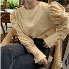 Puff-sleeve Top As Shown In Figure - One Size